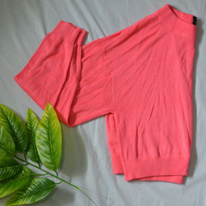 Divided bright pink crop top sweater size S